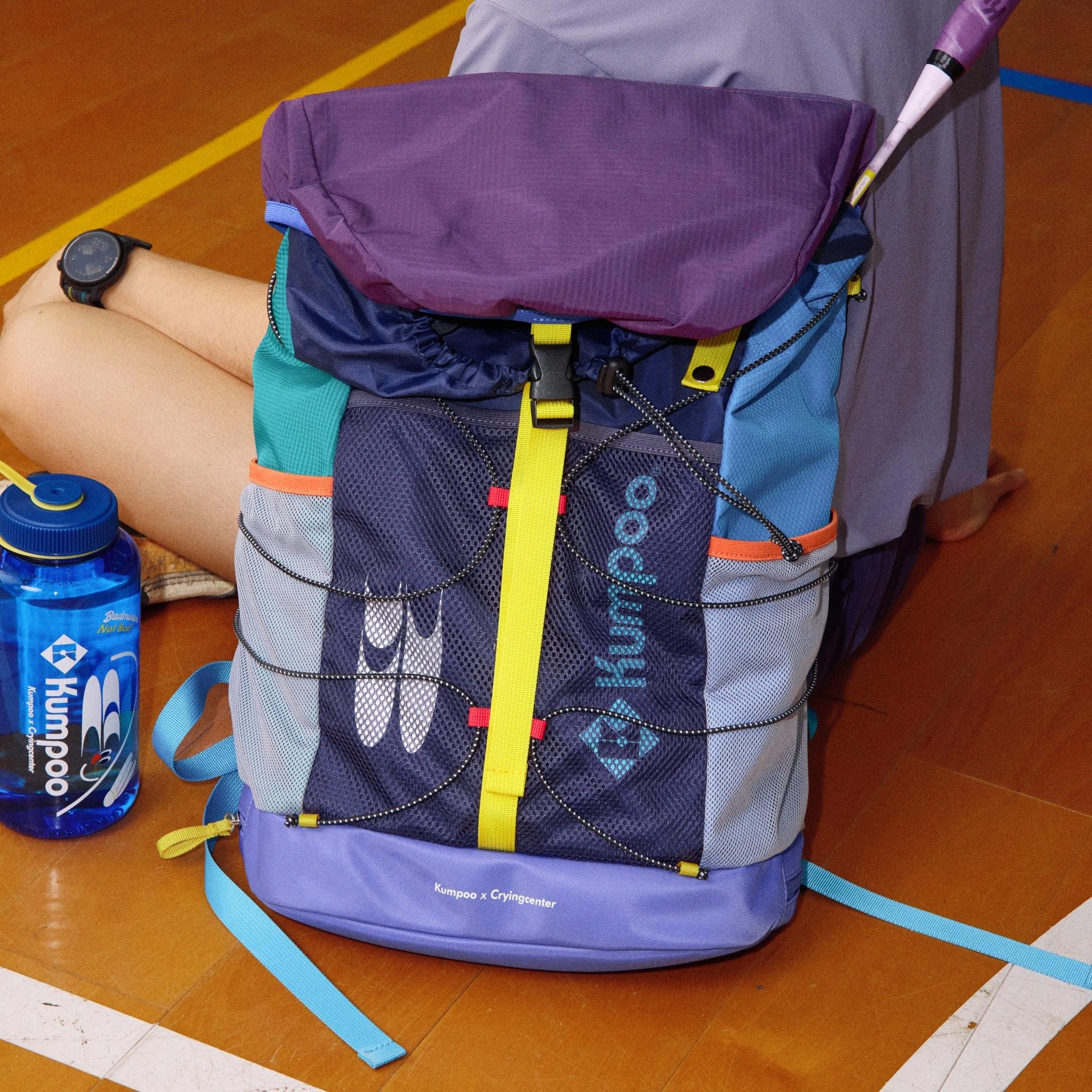 Crying Center ×kumpoo Dopamine Backpack Purple — фото 6