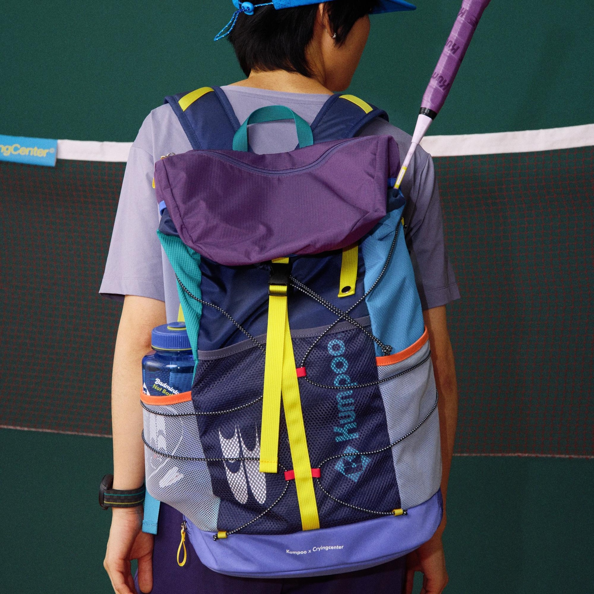 Crying Center ×kumpoo Dopamine Backpack Purple — фото 3