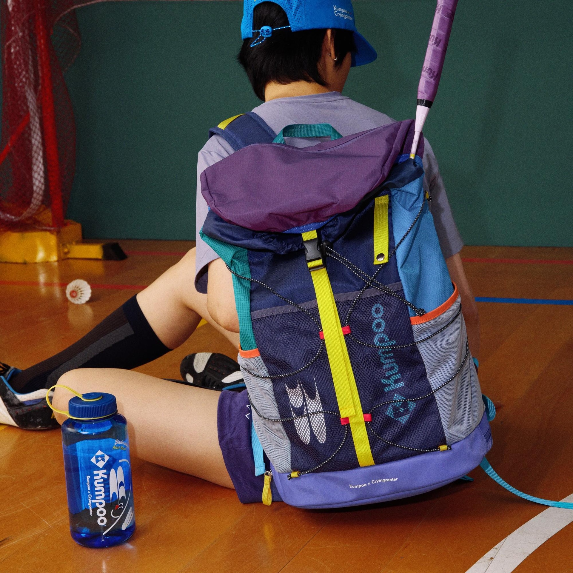 Crying Center ×kumpoo Dopamine Backpack Purple — фото 5