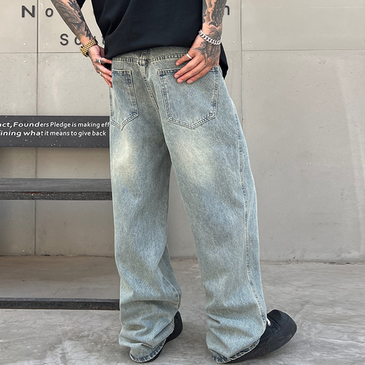 Gthomme Loose Straight Jeans — фото 4