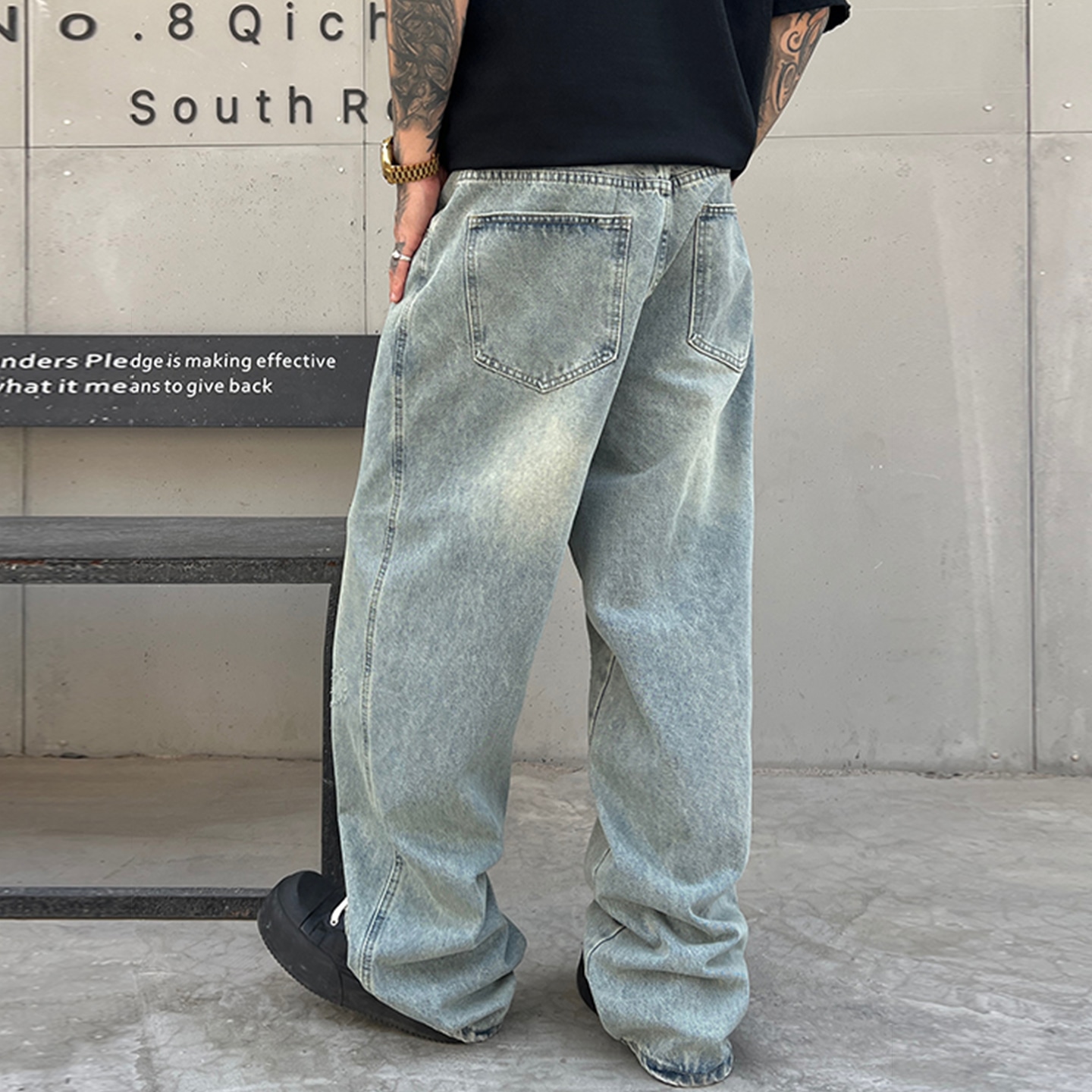 Gthomme Loose Straight Jeans — фото 2