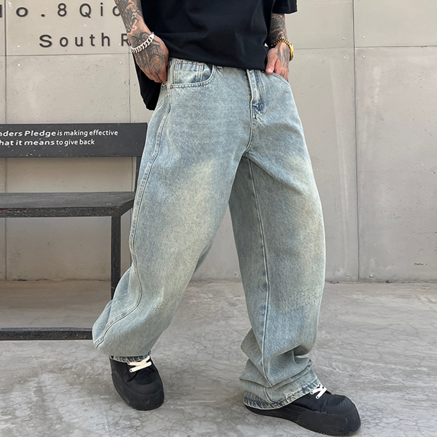 Gthomme Loose Straight Jeans — фото 1