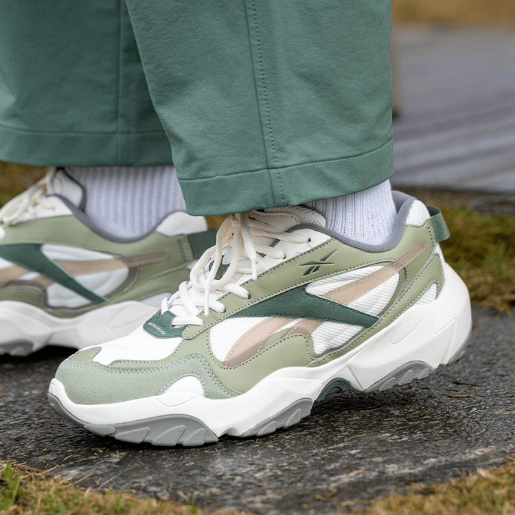 Reebok FLUFFI PUFF CN White Green — фото 5