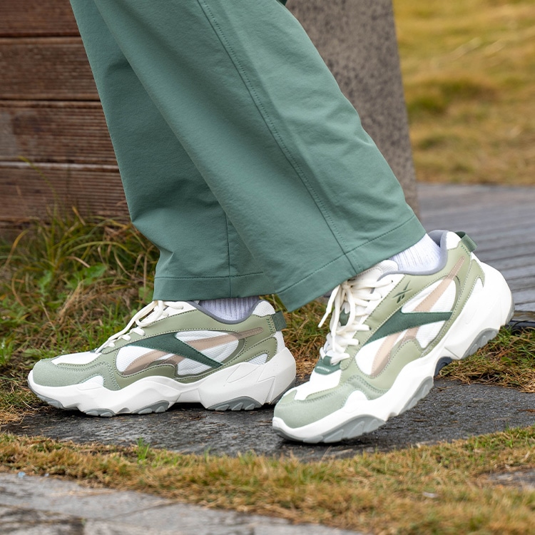 Reebok FLUFFI PUFF CN White Green — фото 6