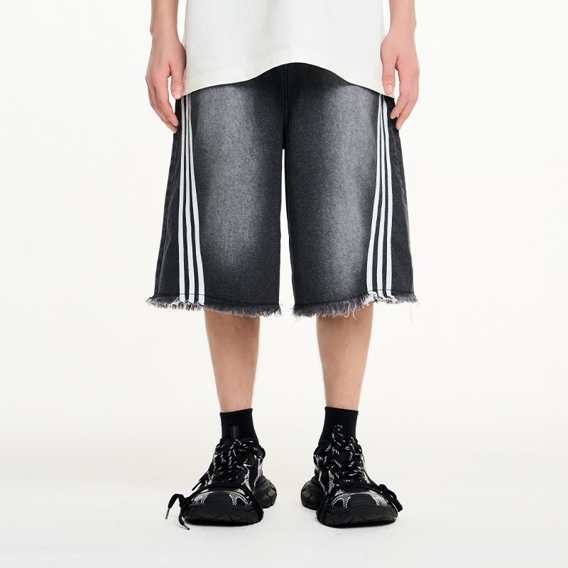 Harsh And Cruel Cleanfit Denim Shorts Black — фото 4