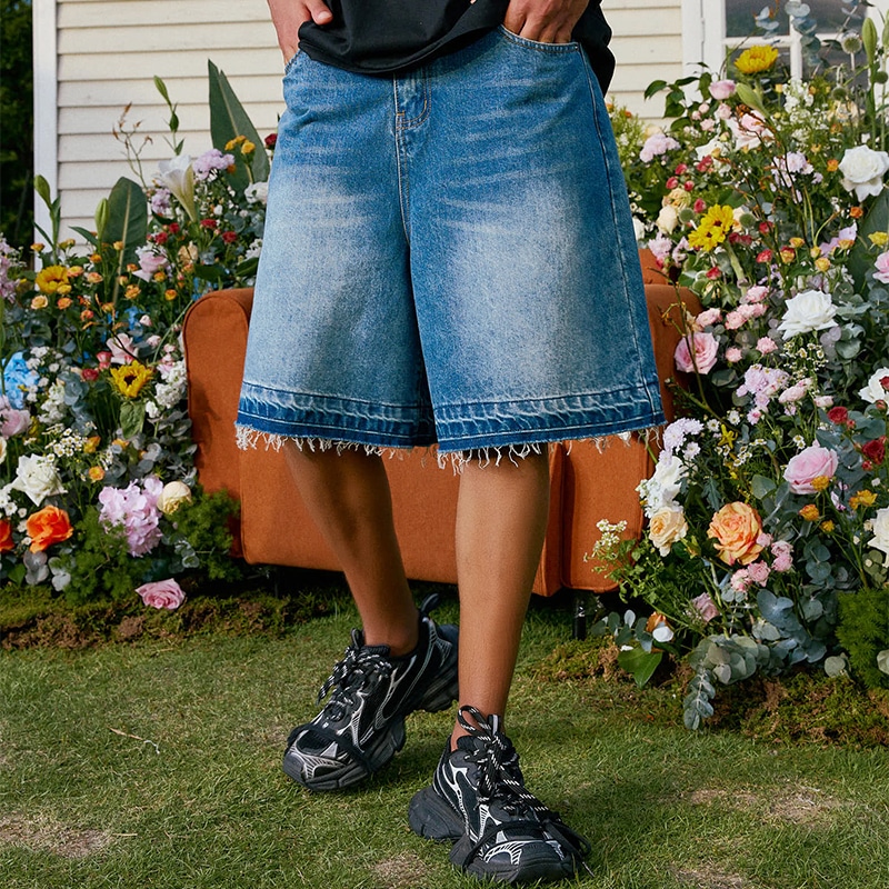 Harsh And Cruel Denim Shorts Blue — фото 5