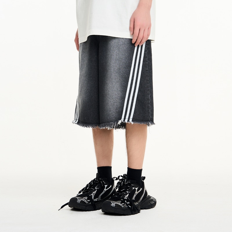 Harsh And Cruel Cleanfit Denim Shorts Black — фото 2