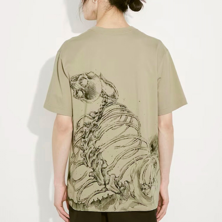 Uniqlo x Attack on Titan SS23 Beige T-Shirt — фото 4