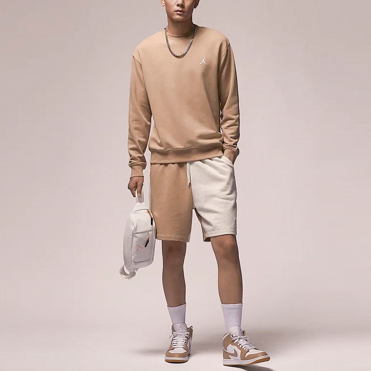Jordan Essentials Khaki Crewneck Sweatshirt — фото 2