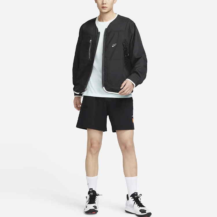 Nike V-Neck Zip Jacket Black — фото 2