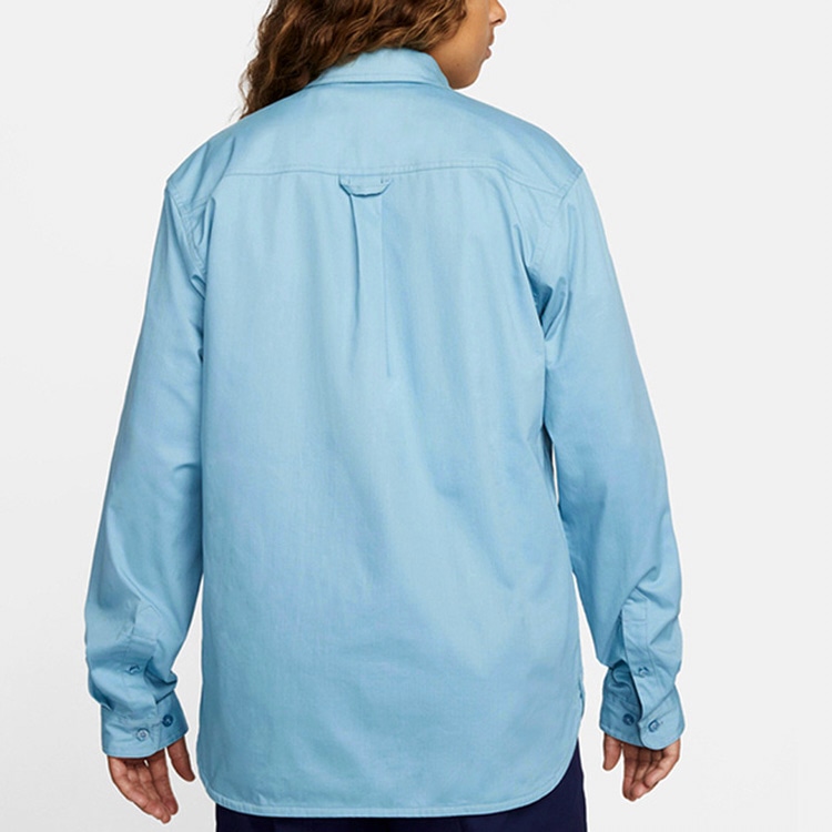 Nike SB Long Sleeve Shirt Mist Blue — фото 4