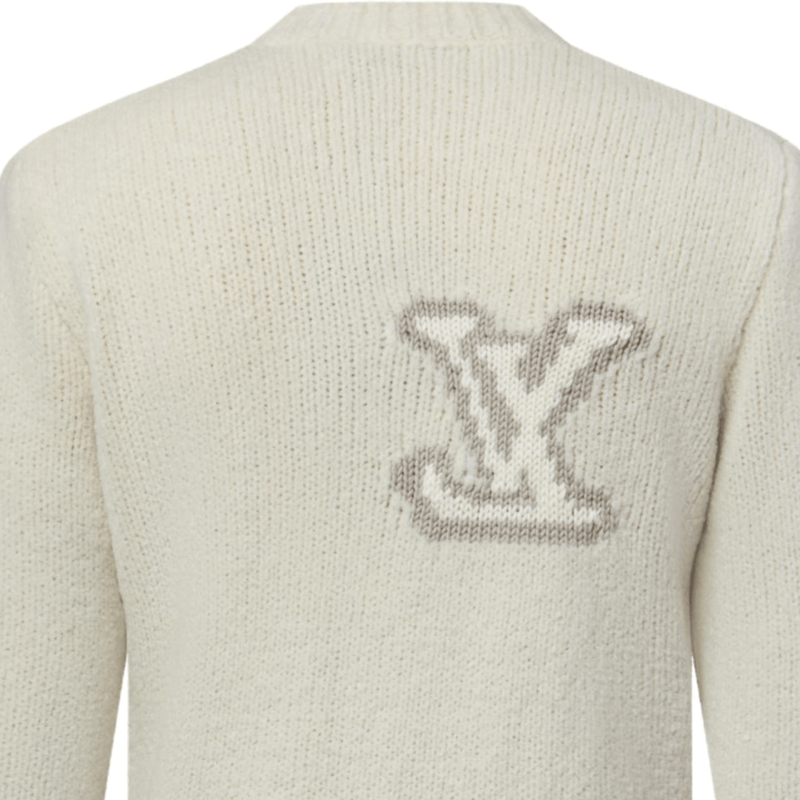 Louis Vuitton SS26 Logo Embroidered Sweater — фото 4