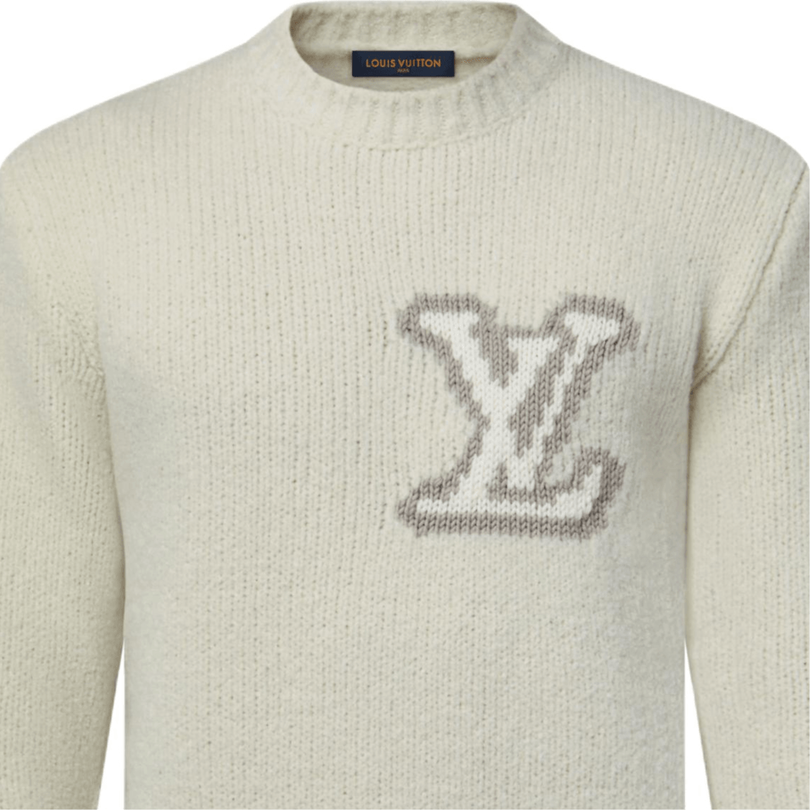 Louis Vuitton SS26 Logo Embroidered Sweater — фото 3