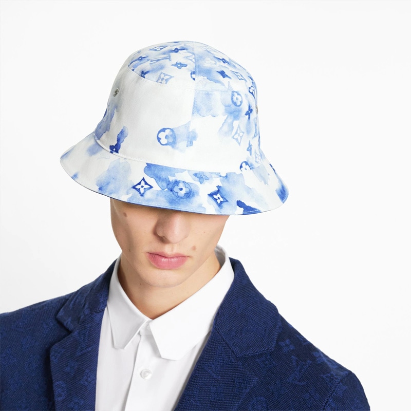 Louis Vuitton Reversible Bucket Hat Blue — фото 3