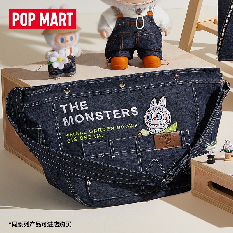 Pop Mart THE MONSTERS Denim Crossbody Bag — фото 4