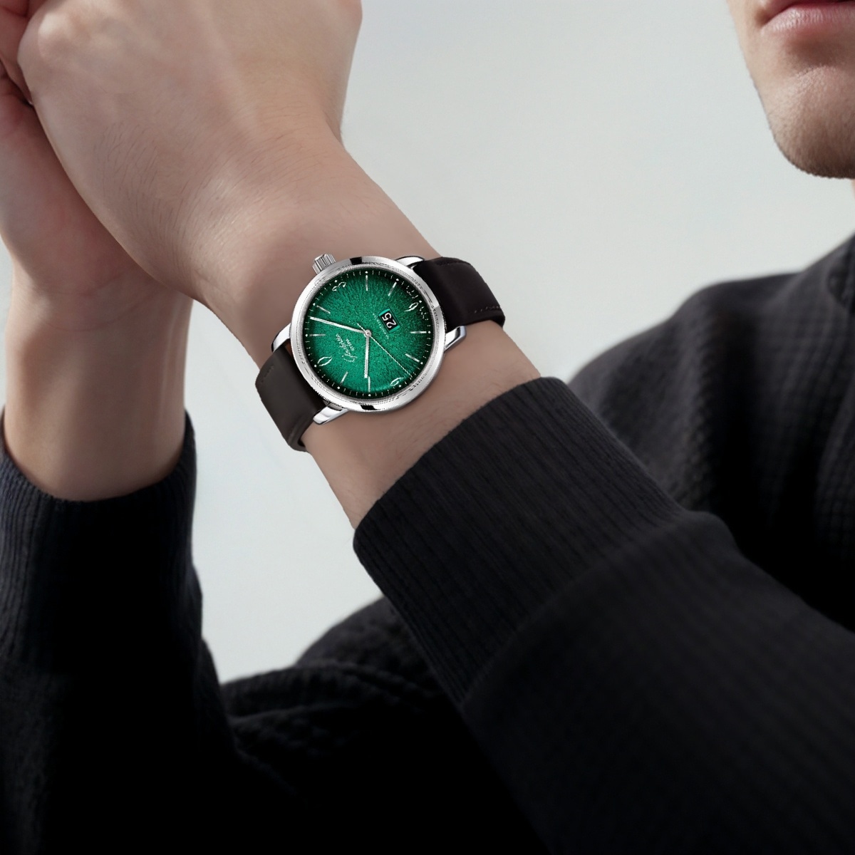 Glashutte Original Vintage 42mm Green Dial — фото 2