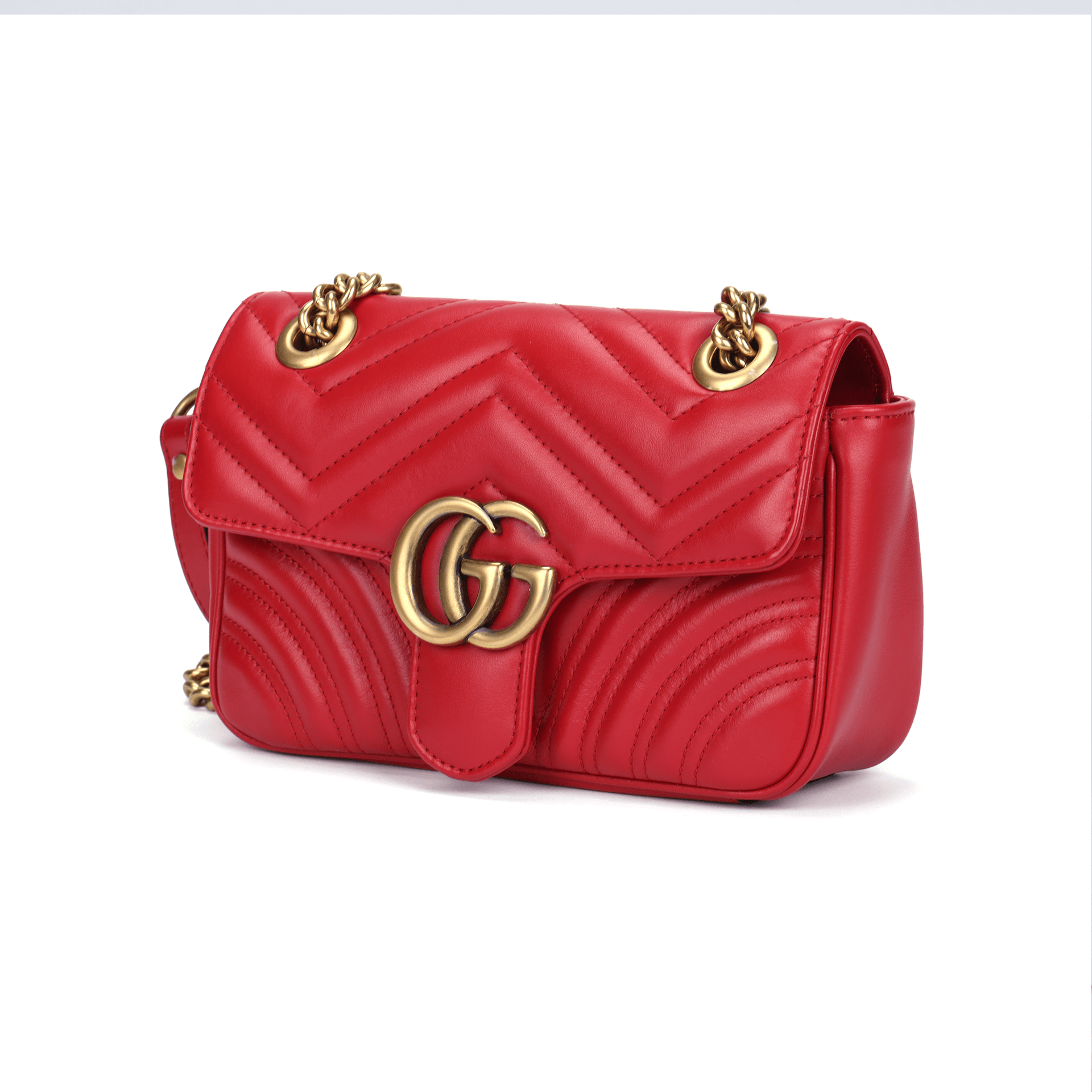 Gucci GG Marmont Mini Red — фото 1