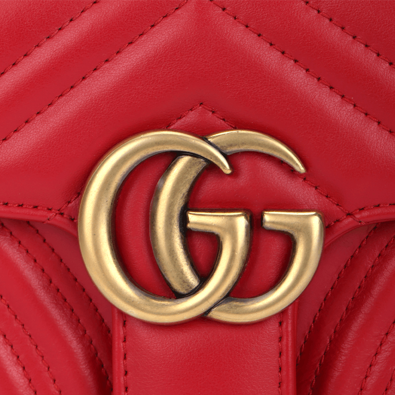 Gucci GG Marmont Mini Red — фото 4