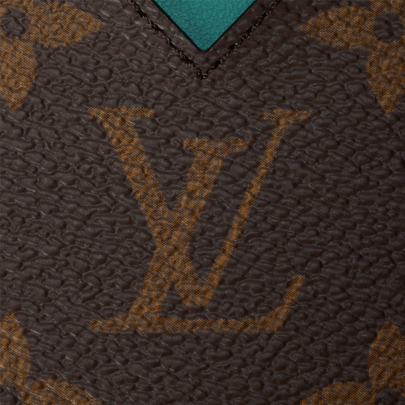 Louis Vuitton Card Holder Borneo Green — фото 9