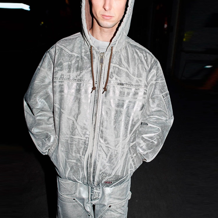 Supreme x MM6 Maison Margiela Foil Hooded Work Jacket — фото 6