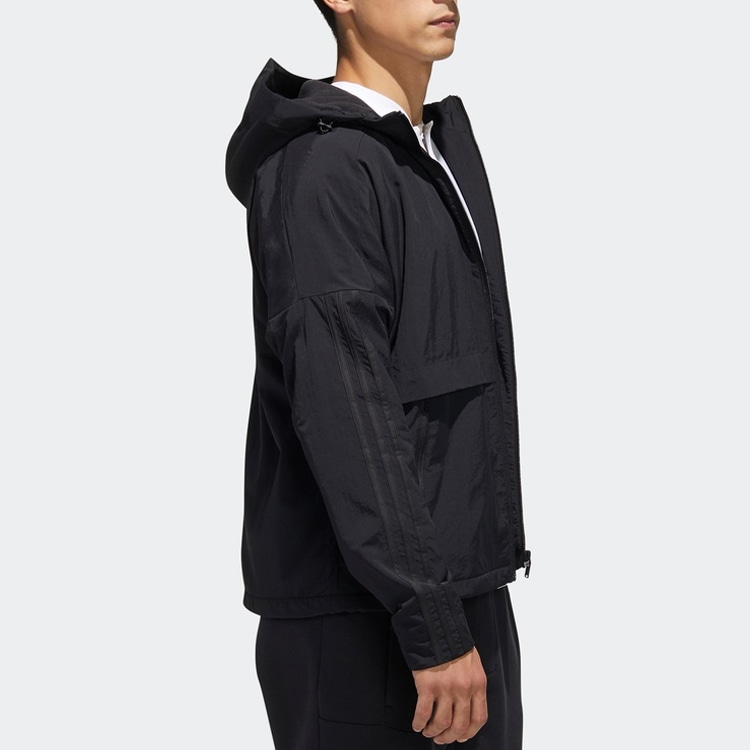 Adidas Windbreaker Jacket Black — фото 4