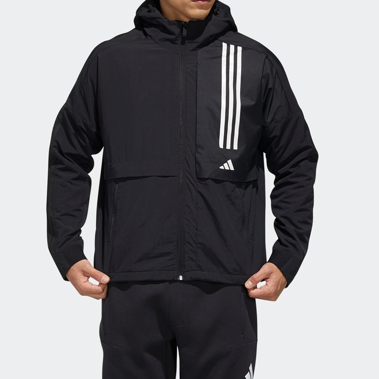 Adidas Windbreaker Jacket Black — фото 2