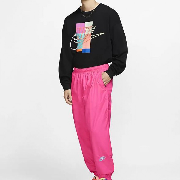 Nike x Atmos Printed Crewneck Long Sleeve Tee Black — фото 2