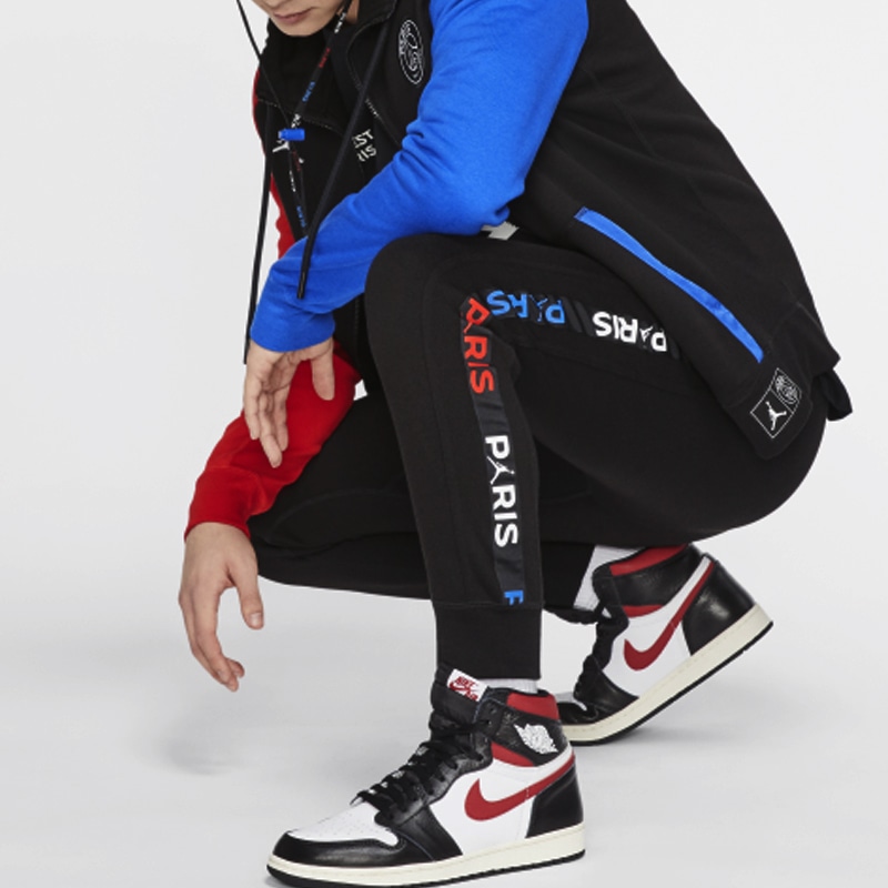 Jordan Paris Saint-Germain Logo Joggers Black — фото 6