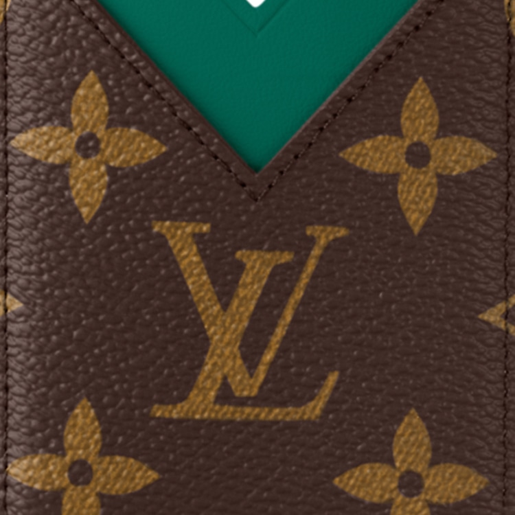 Louis Vuitton Card Holder Borneo Green — фото 3