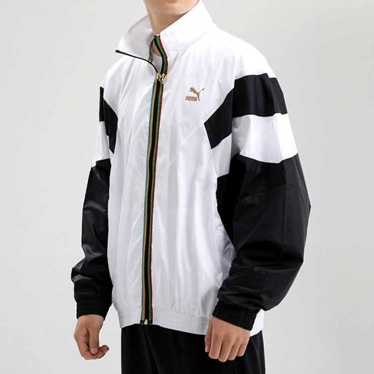 Puma Gold Print Jacket White — фото 3