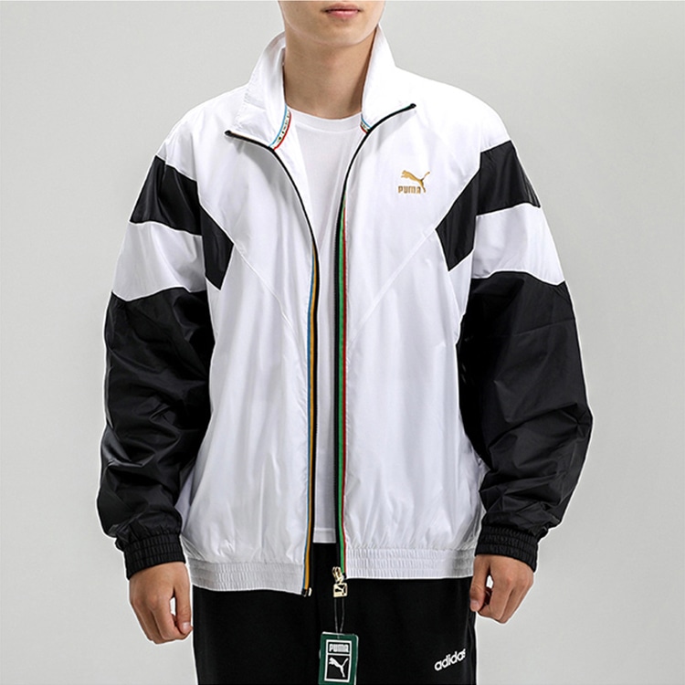Puma Gold Print Jacket White — фото 2