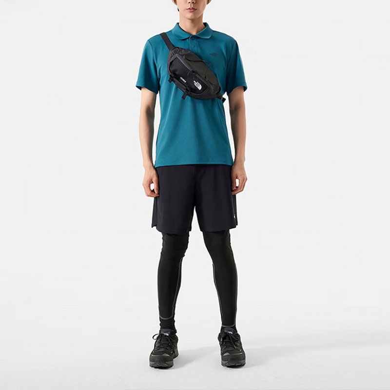 The North Face M Pique Polo Blue — фото 4