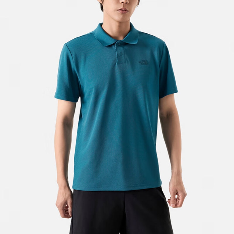 The North Face M Pique Polo Blue — фото 5