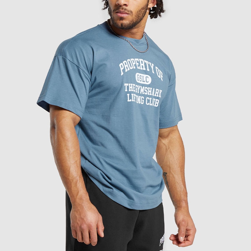 Gymshark Property Of T-Shirt Blue — фото 2