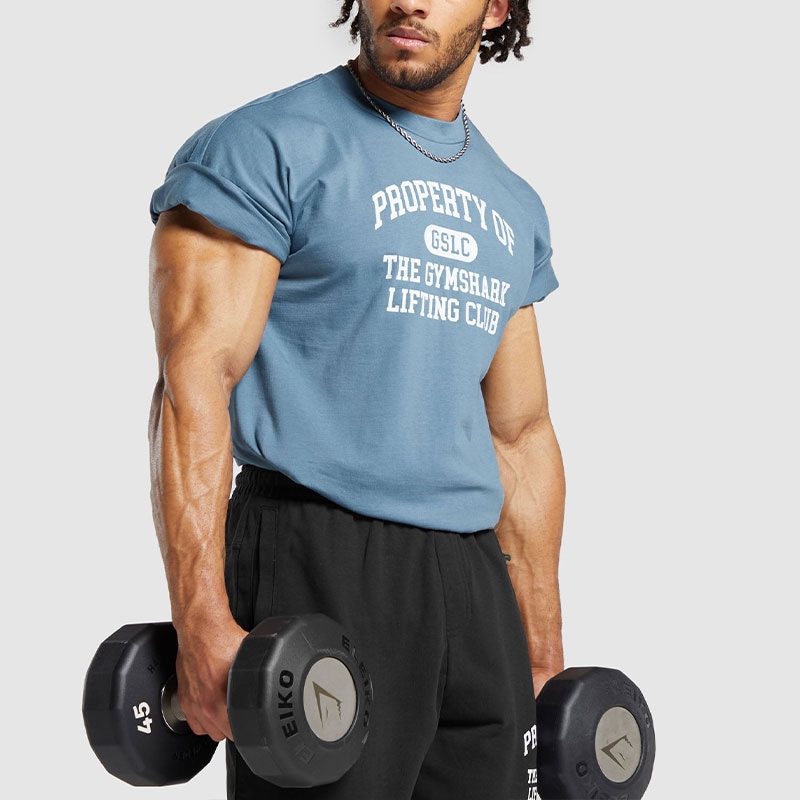 Gymshark Property Of T-Shirt Blue — фото 3