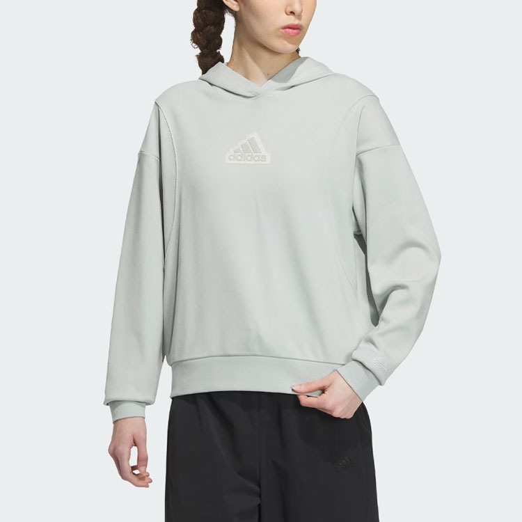 Adidas City Escape Hooded Sweatshirt Silver Gray — фото 1