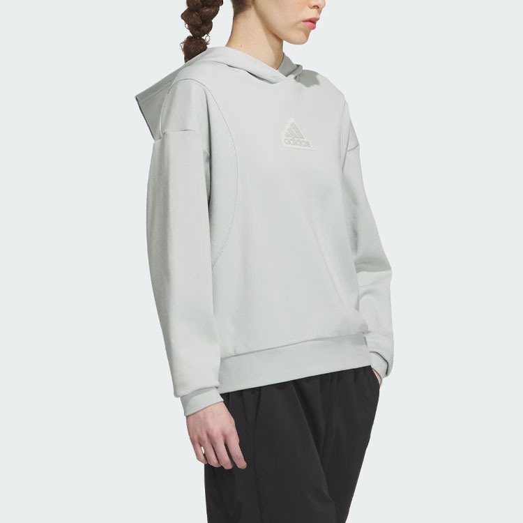 Adidas City Escape Hooded Sweatshirt Silver Gray — фото 3