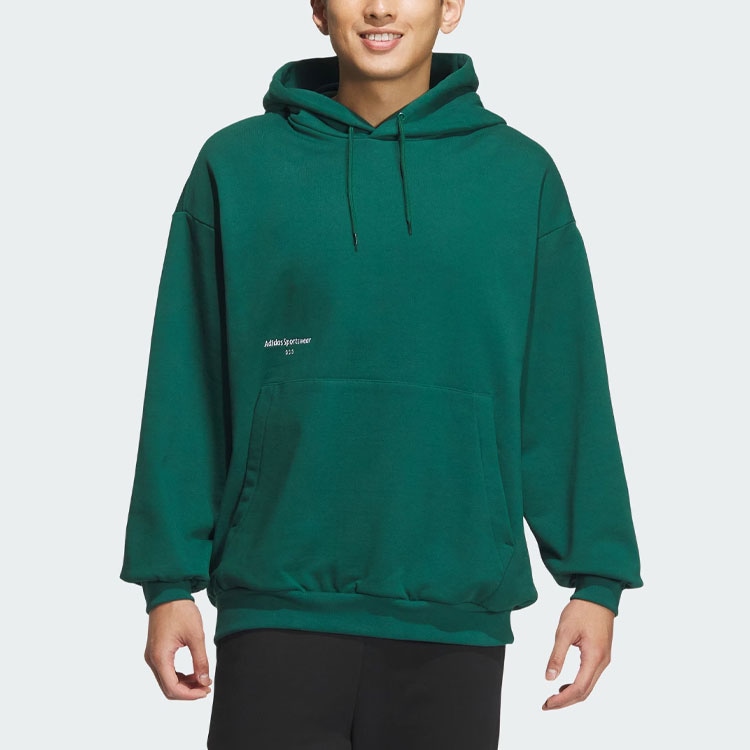 Adidas Small Logo Hoodie Forest Green — фото 1