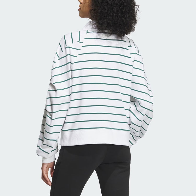 Adidas Verbiage Half-Zip Stripe Top T — фото 3