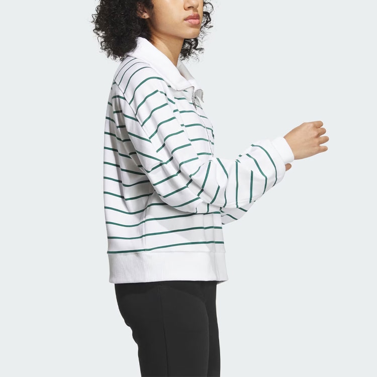 Adidas Verbiage Half-Zip Stripe Top T — фото 2