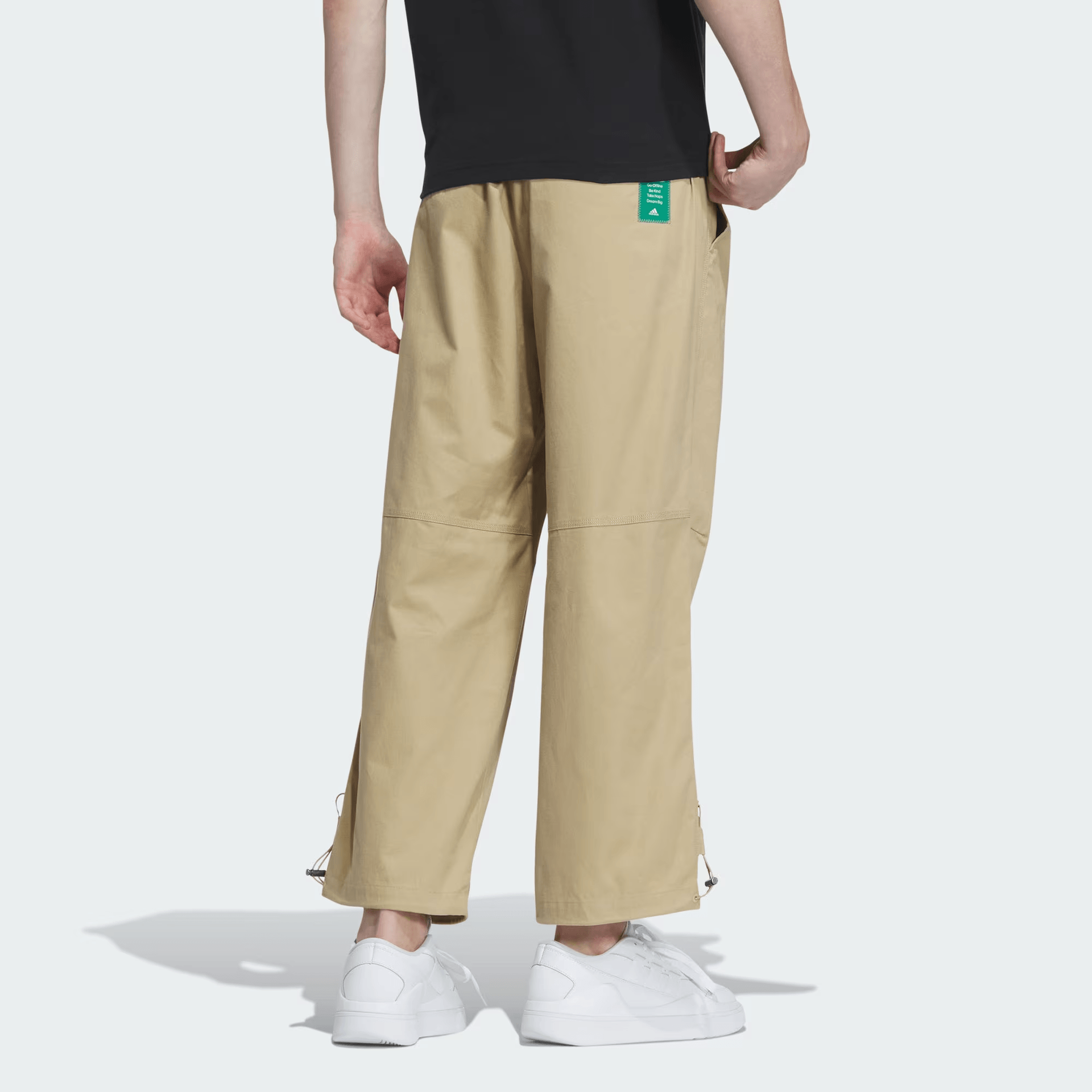 Adidas Wide Woven Pants Logo — фото 2