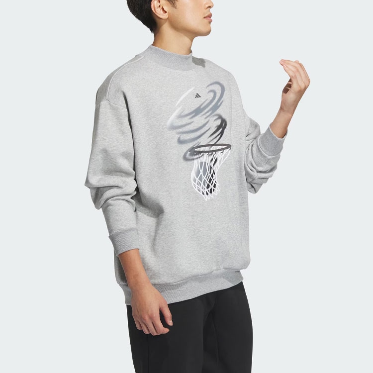 Adidas Basketball Crew Sweatshirt — фото 3