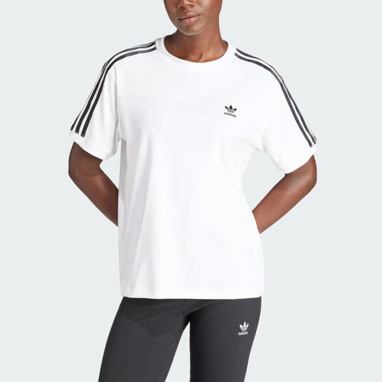 Adidas 3-Stripes Tee White — фото 1