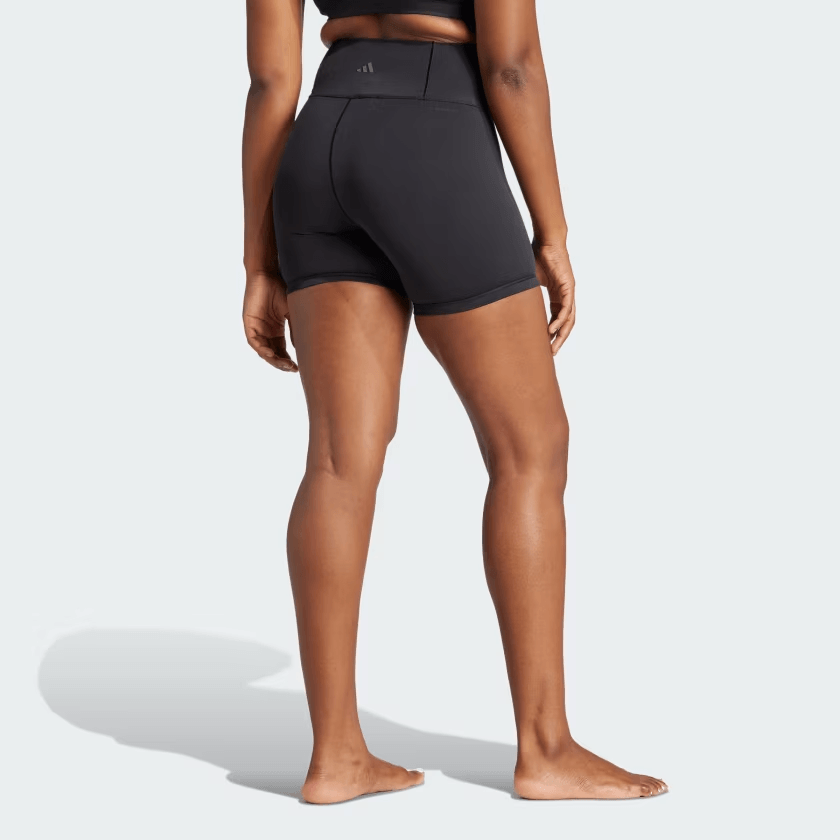 Adidas All Me 5-Inch Short Leggings Logo — фото 2