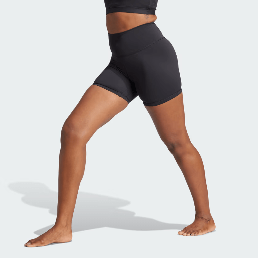 Adidas All Me 5-Inch Short Leggings Logo — фото 1