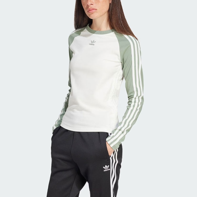 Adidas originals Slim Fit Long Sleeve Logo T — фото 1