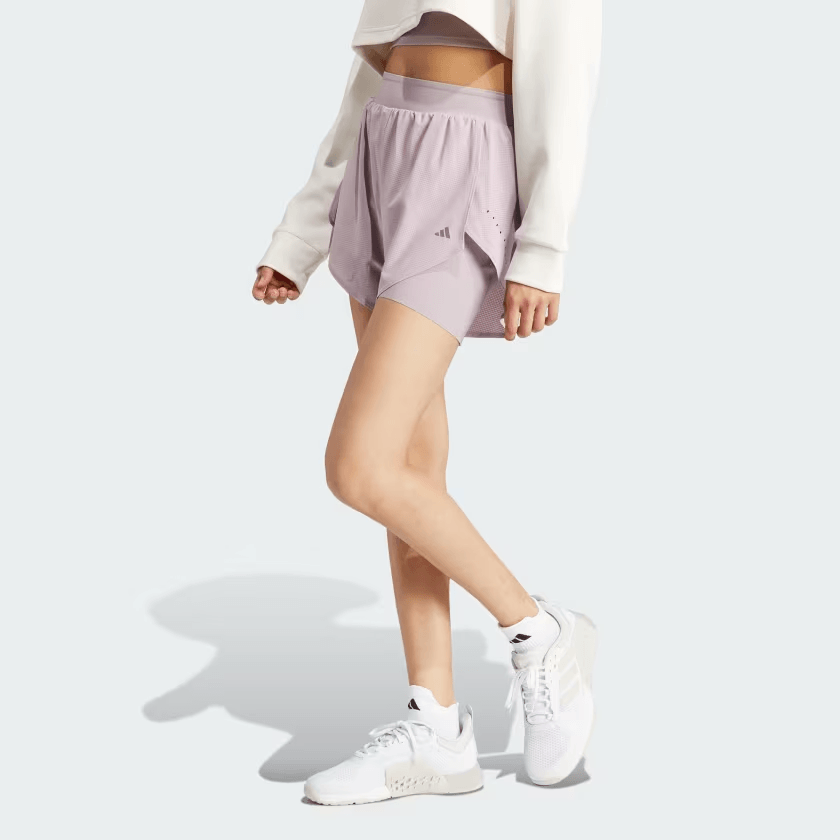 Adidas Designed For Training Heat.Rdy Hiit 2-In-1 Shorts Logo — фото 1