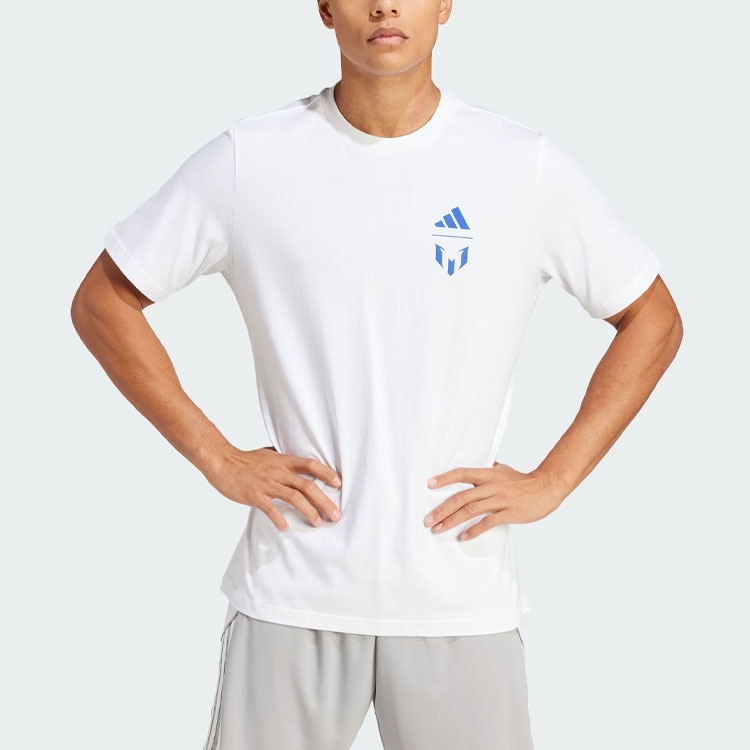 Adidas Messi Series T-Shirt White — фото 1