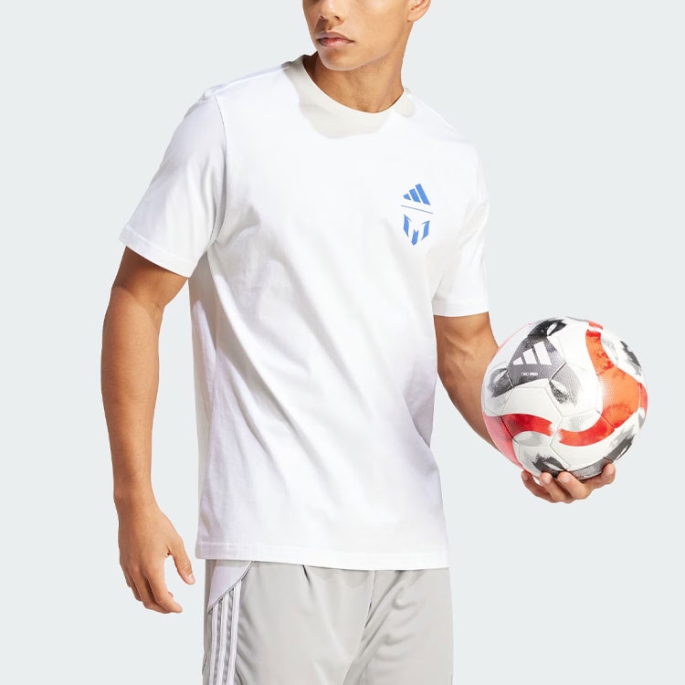 Adidas Messi Series T-Shirt White — фото 3