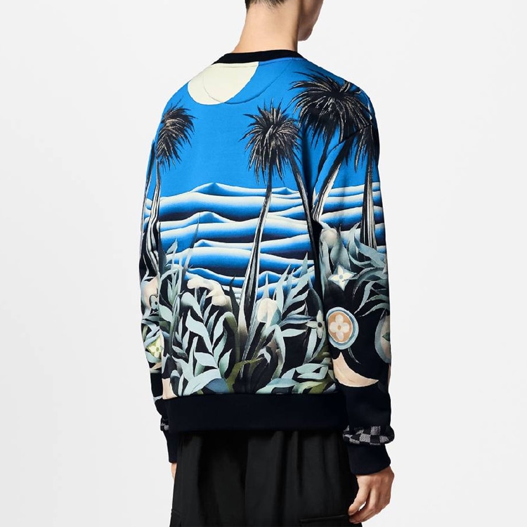 Louis Vuitton SS24 Blue Crewneck Sweater — фото 2